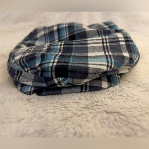 Children’s Place newsboy cap blue plaid OS 6-12 months